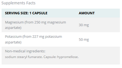 Magnesium and Potassium Aspartates