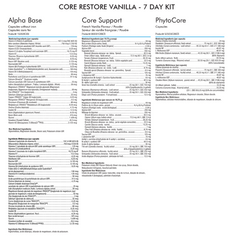 Core Restore-7 Day Detox