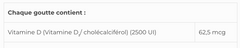 Vitamin D3 SAP 2500 Liquid