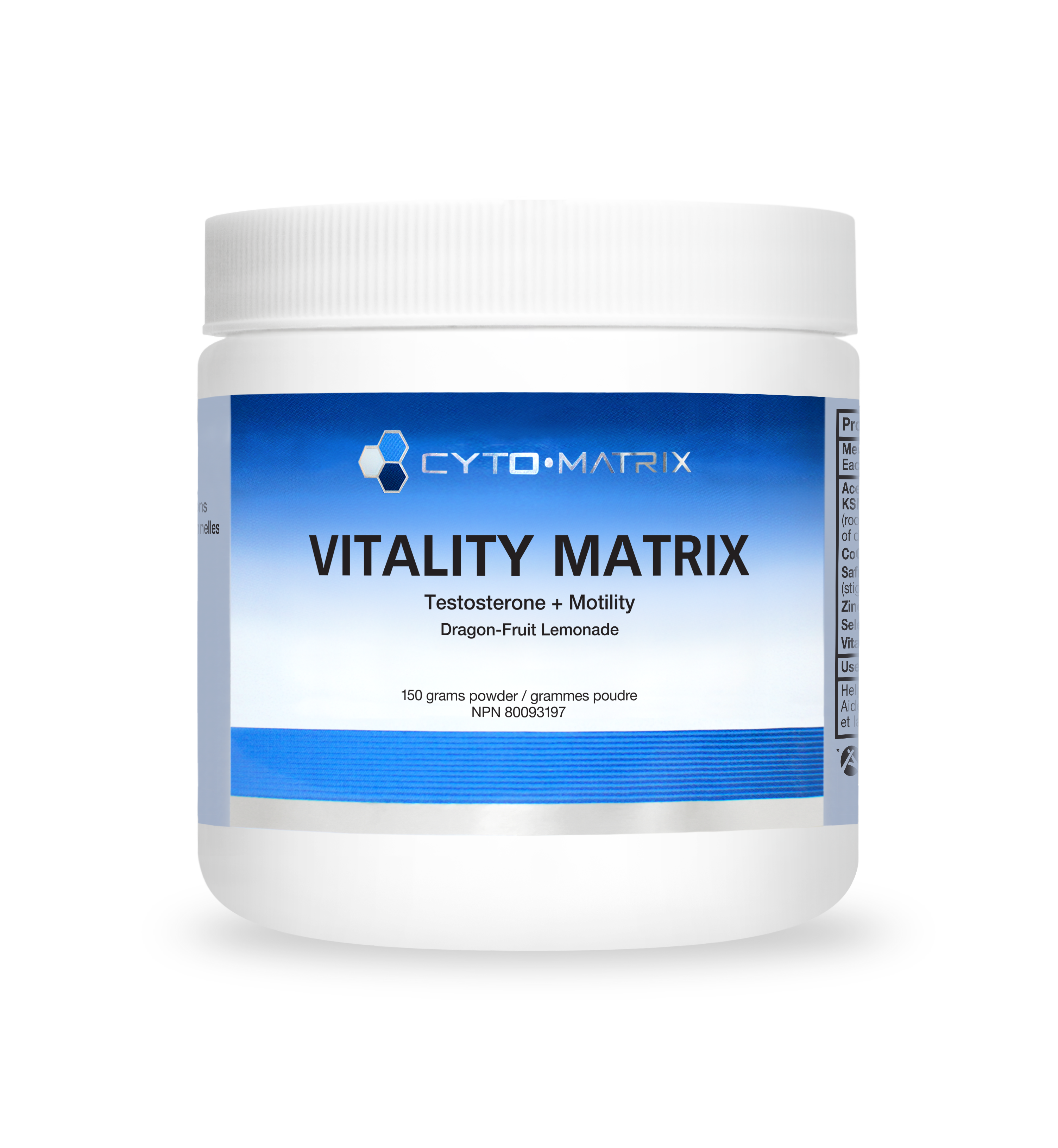 Vitality Matrix Testosterone + Motility Powder