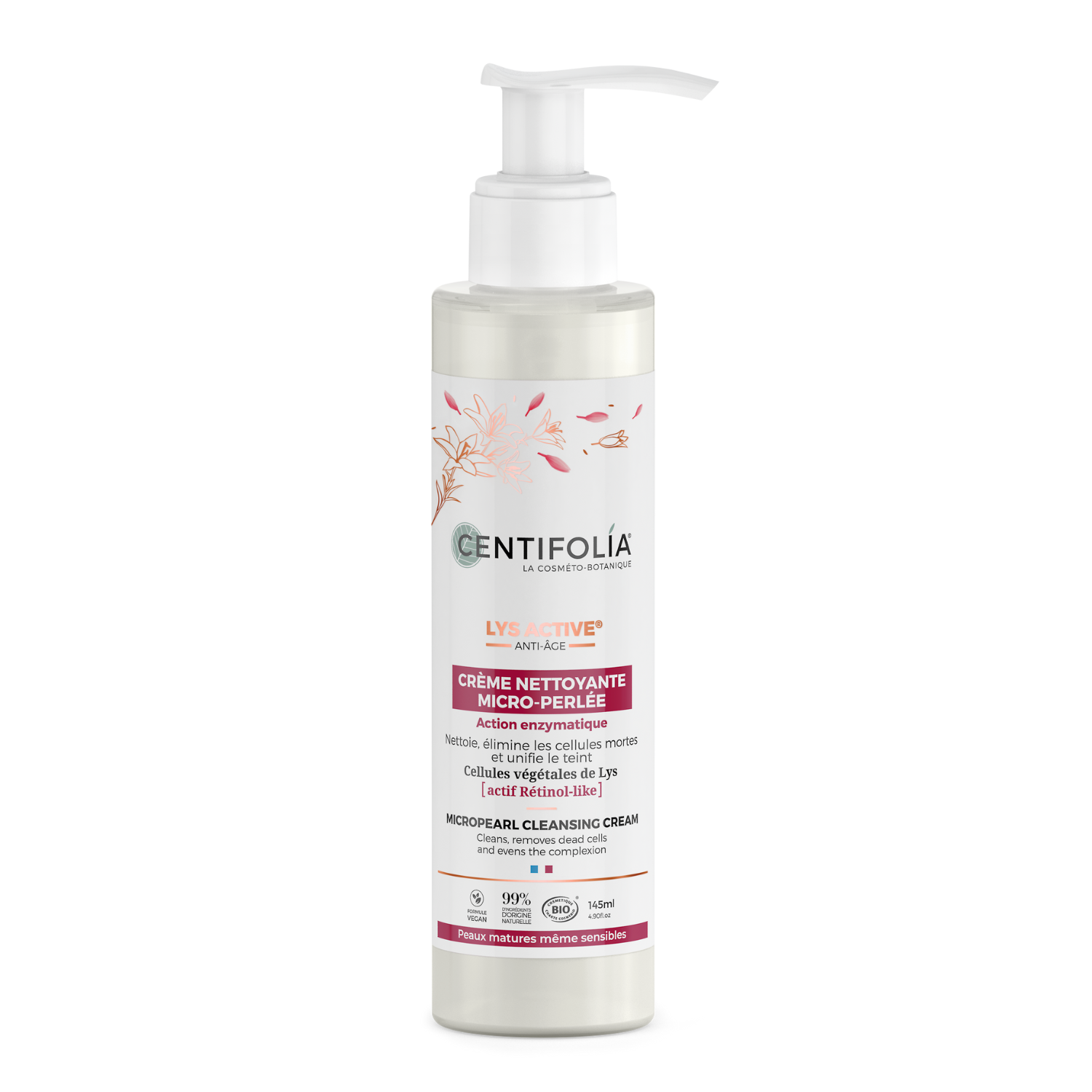 Crème nettoyante micro-perlée Lys Active®