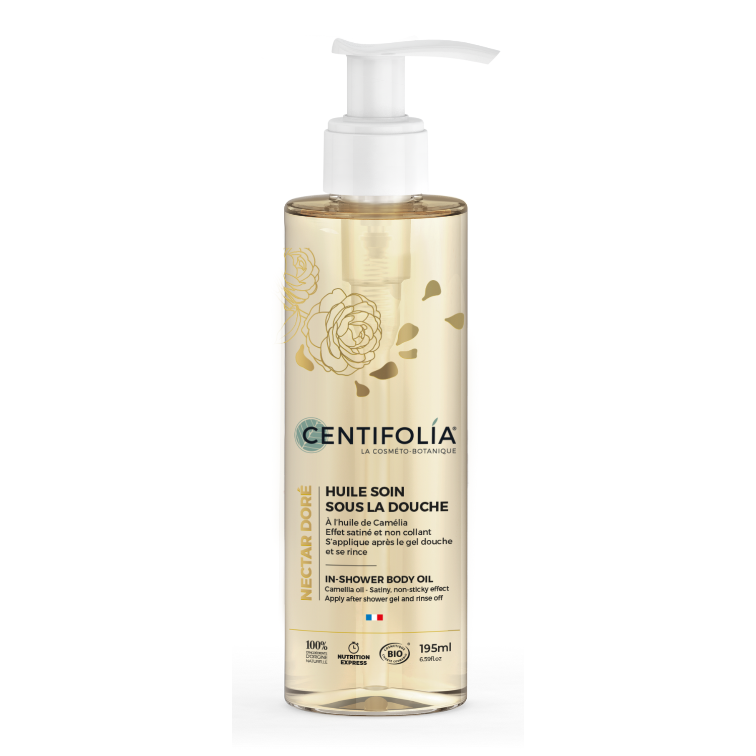 Huile soin sous la douche Nectar Doré