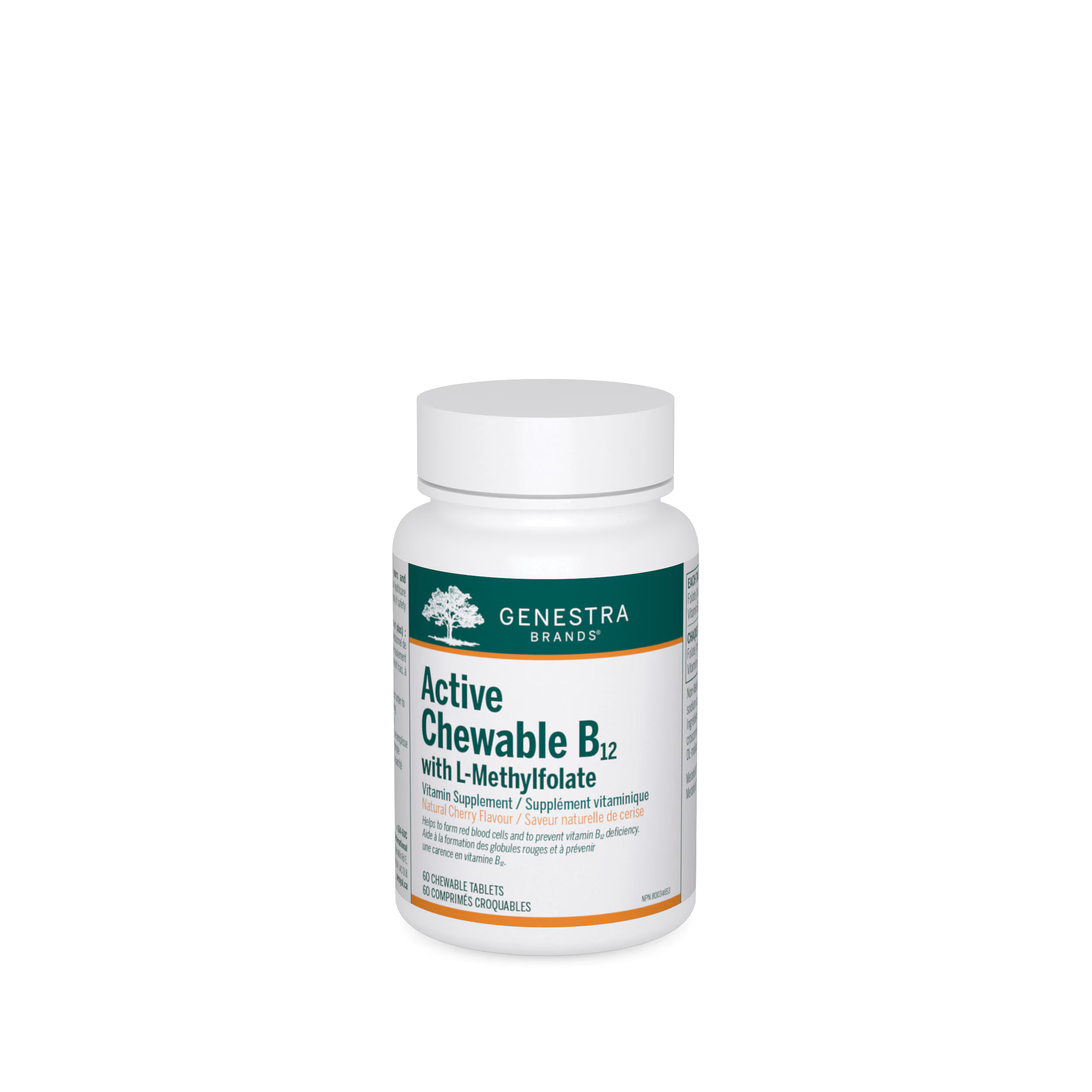 Active Chewable B12 with L-Methylfolate