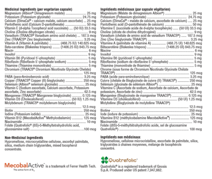ActivNutrients without Iron