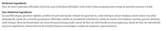 Crème au souci et vitamine E (calendule)