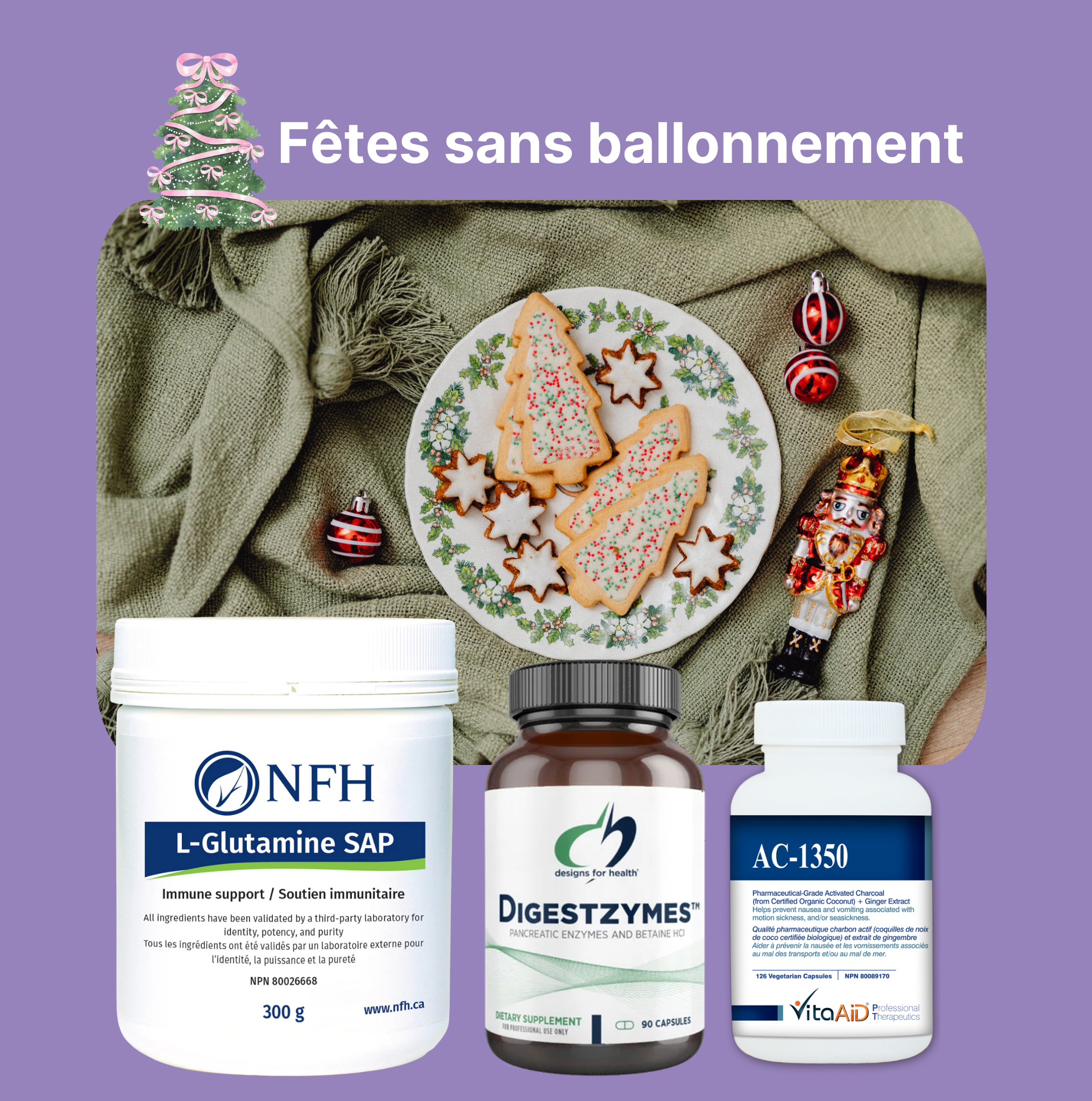 Fêtes sans ballonnement