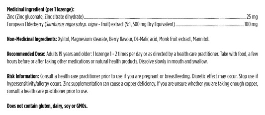 Immuno-Zn Lozenge