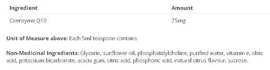 Liposomal CoQ10 - Ginger Citrus