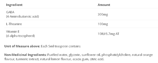 Liposomal GABA &amp; L-Theanine