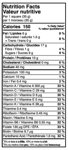 Zentein square honey peanut crispy - boite de 12